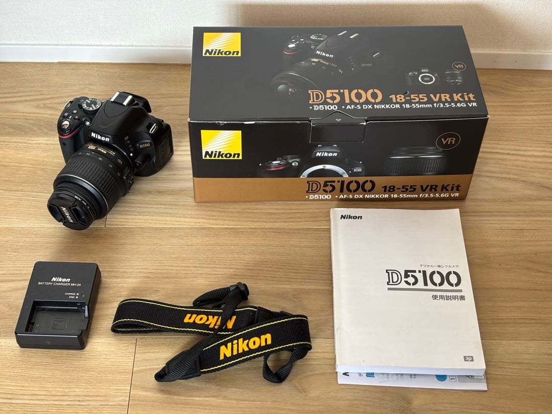 Nikon D5100 デジタル一眼レフカメラ 18-55mm VRレンズ付き