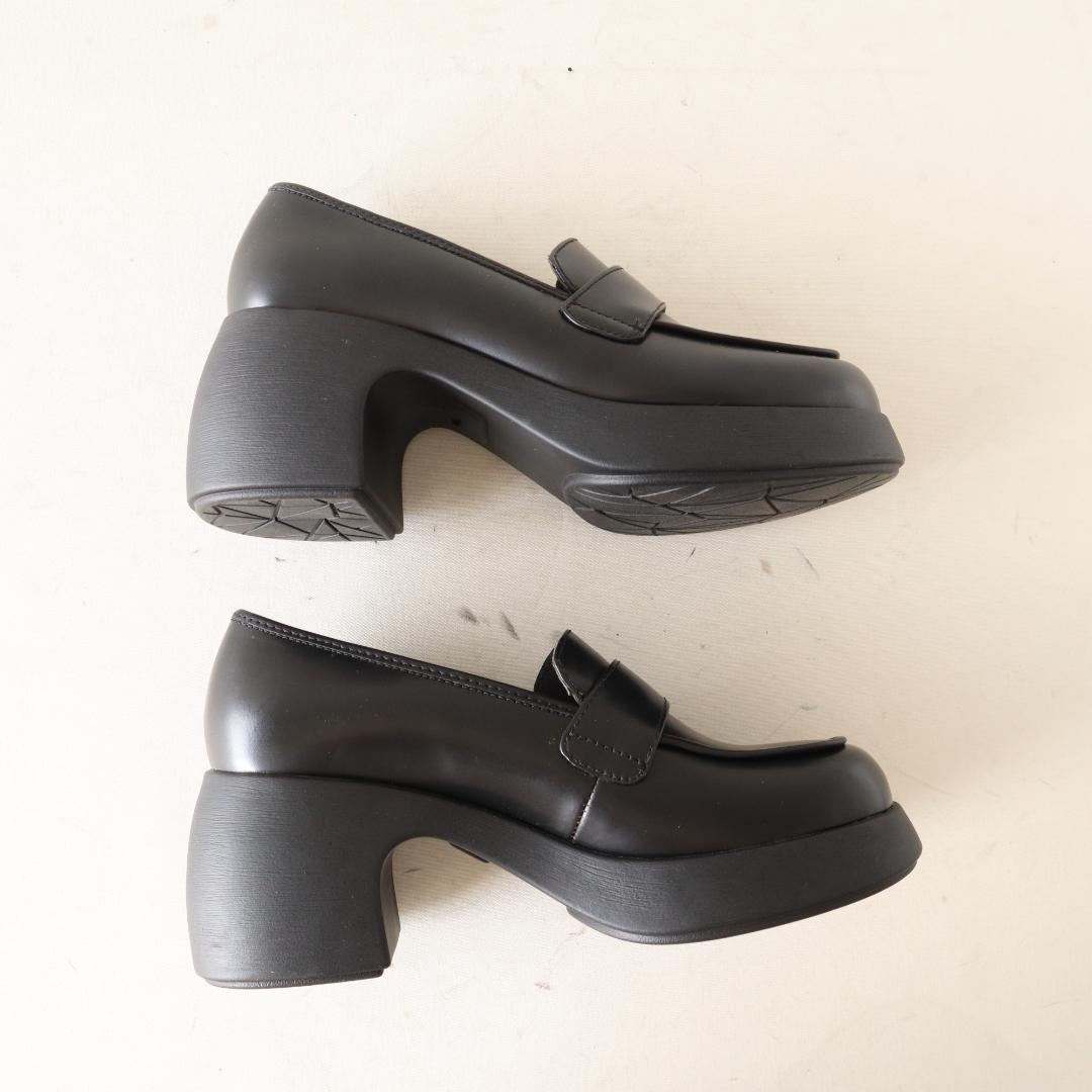 【極美品】カンペール THELMA テルマ 厚底ローファー黒 37 23.5cm
