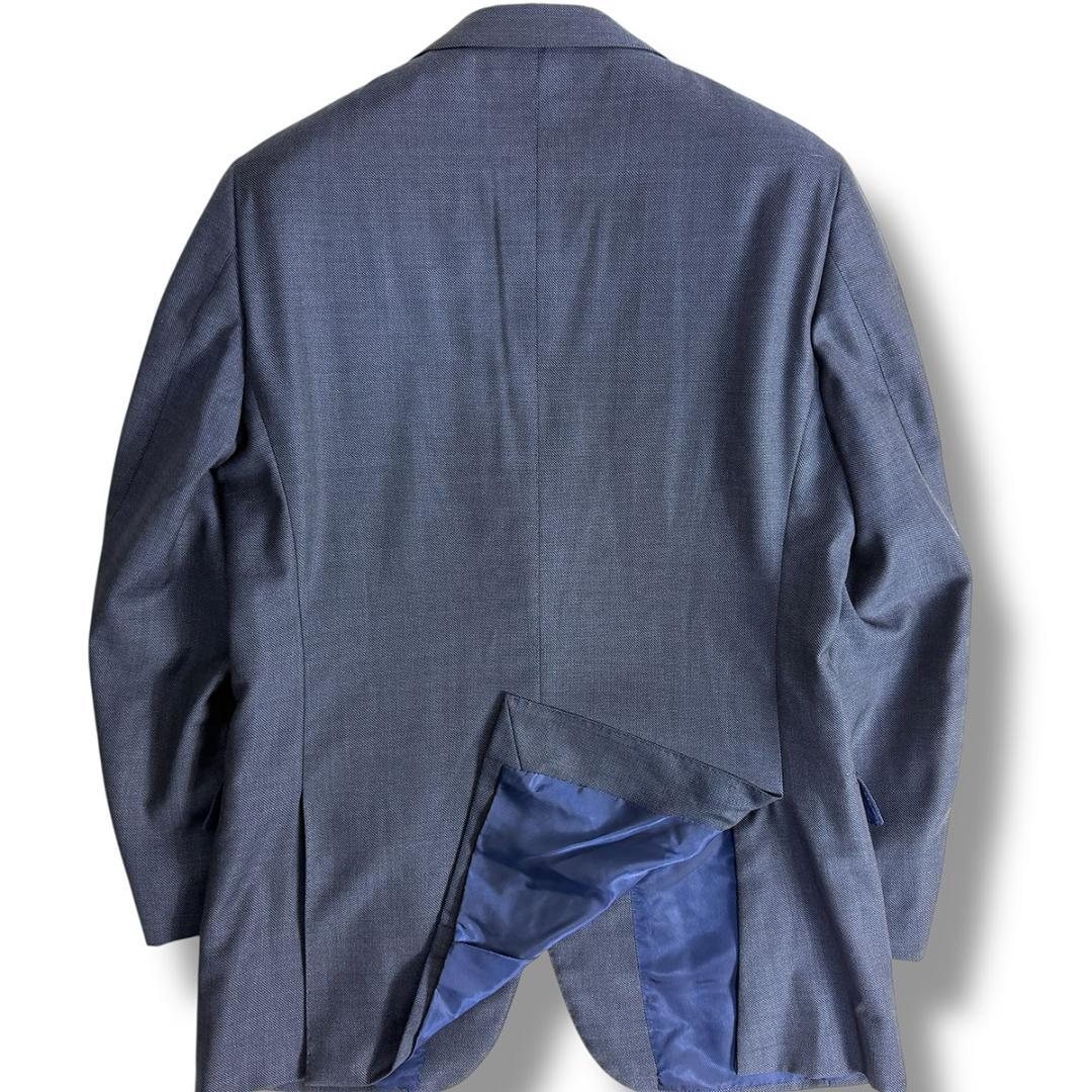 J7216 美品 ビームスF ソリッドスーツ ネイビー 52 BEAMS F