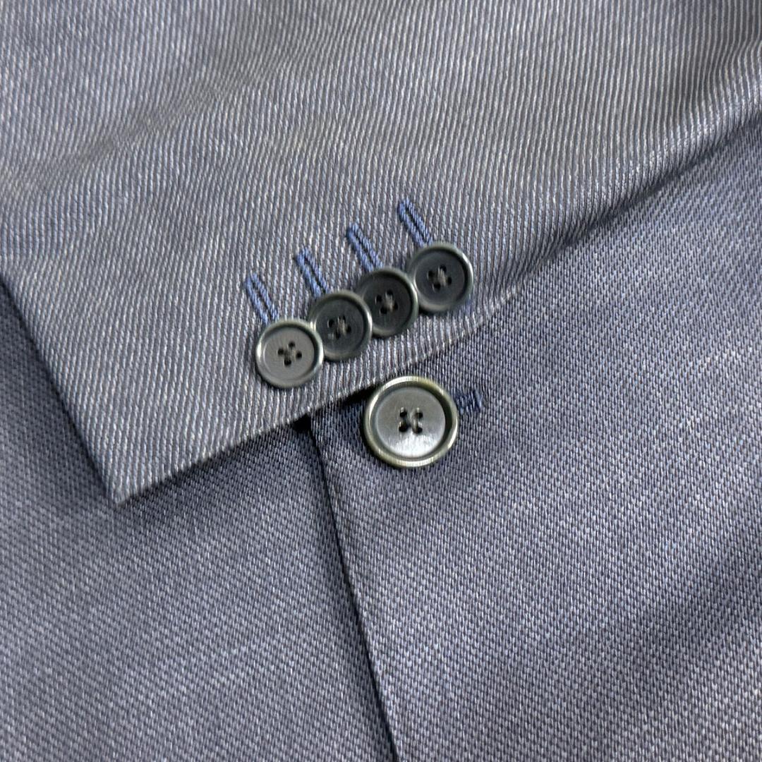 J7216 美品 ビームスF ソリッドスーツ ネイビー 52 BEAMS F