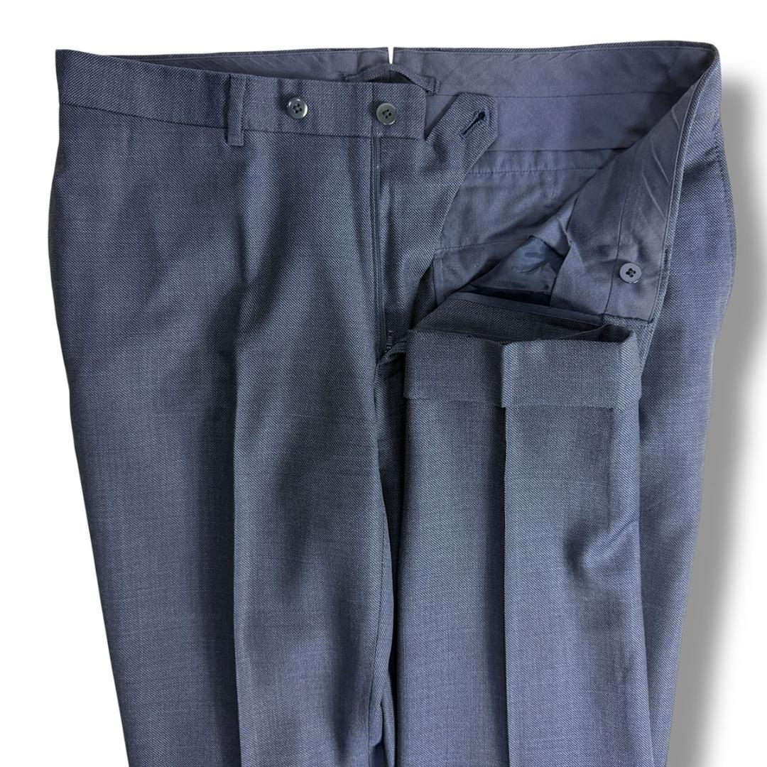 J7216 美品 ビームスF ソリッドスーツ ネイビー 52 BEAMS F