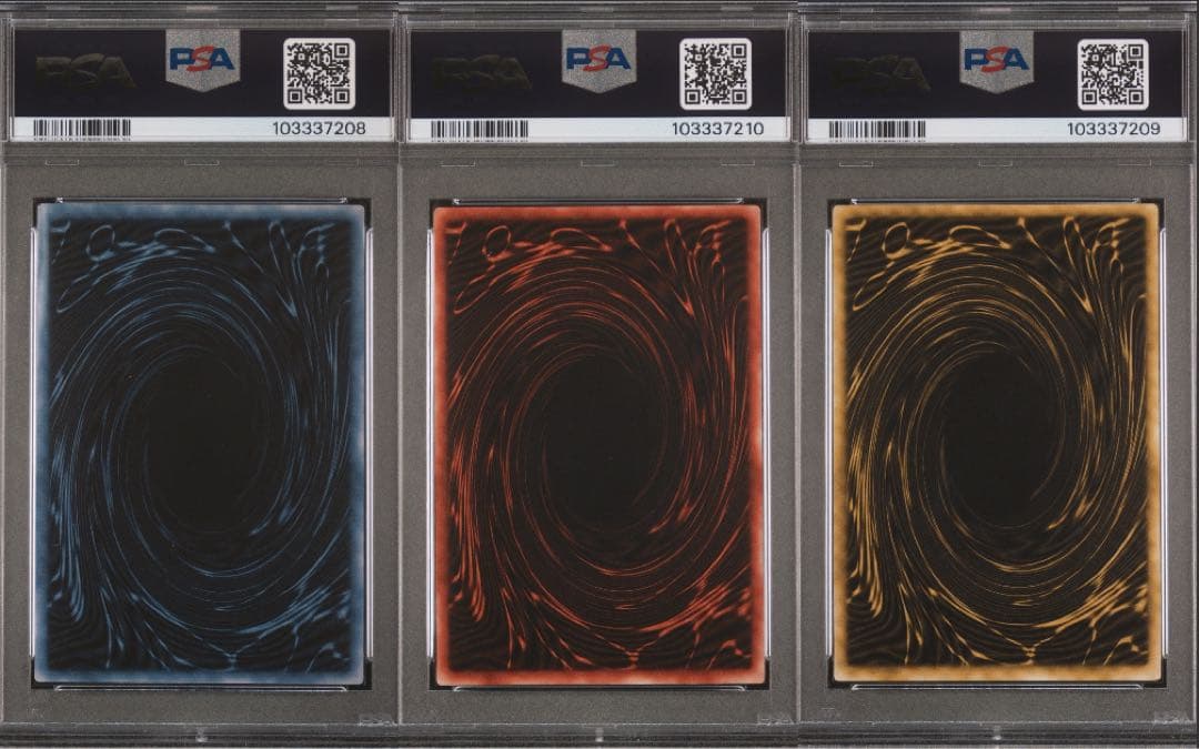 【鑑定品】遊戯王　三幻神　オシリス　オベリスク ラー　GBI PSA10