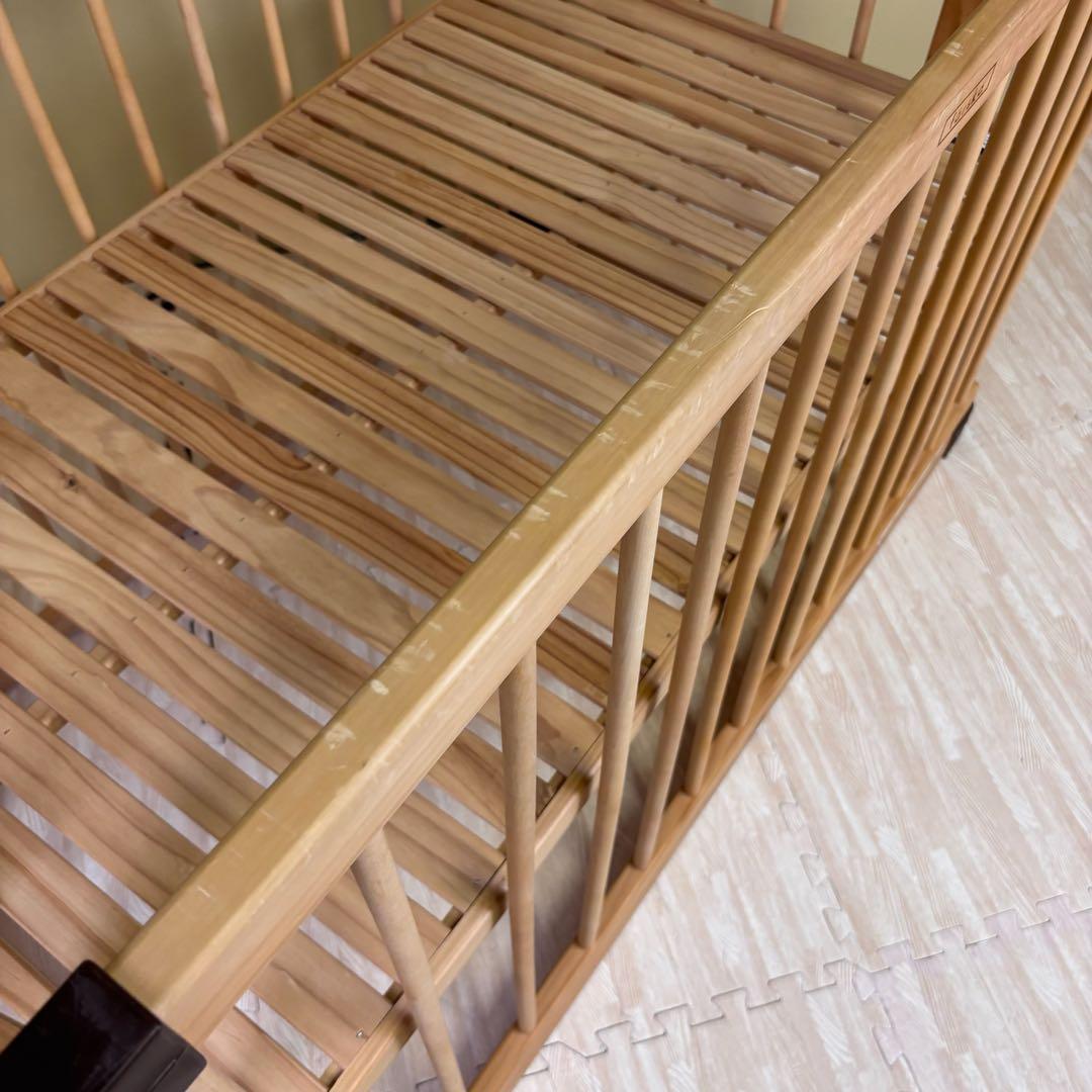 ☆除菌清掃済☆　ファルスカ　ベッドサイドベッド　ナチュラル