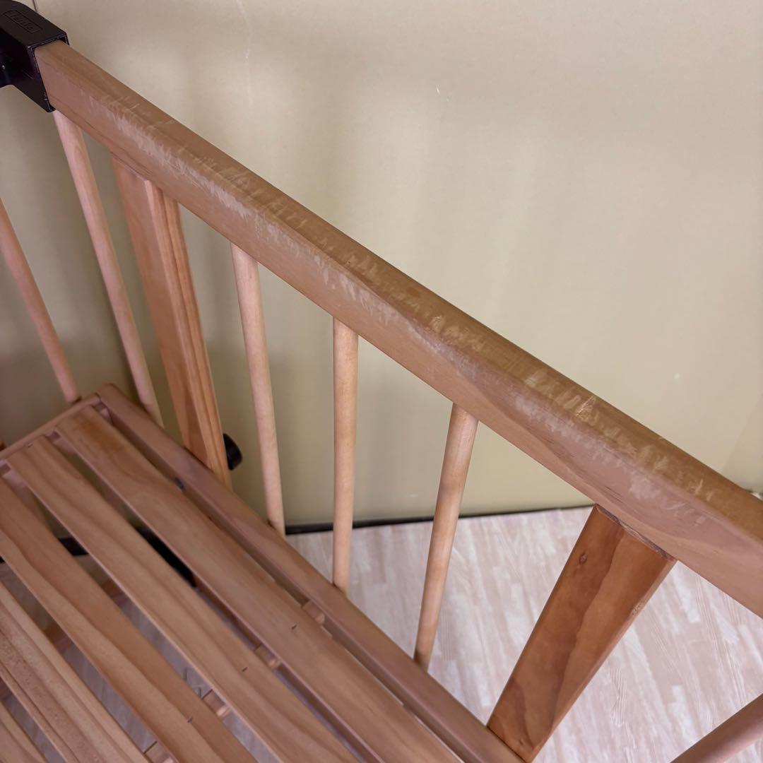 ☆除菌清掃済☆　ファルスカ　ベッドサイドベッド　ナチュラル