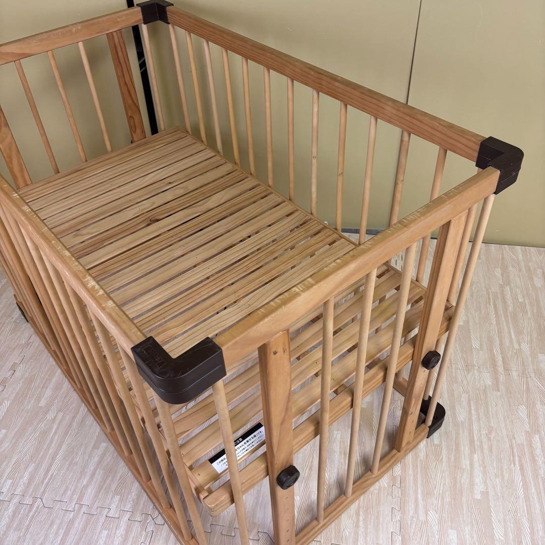 ☆除菌清掃済☆　ファルスカ　ベッドサイドベッド　ナチュラル