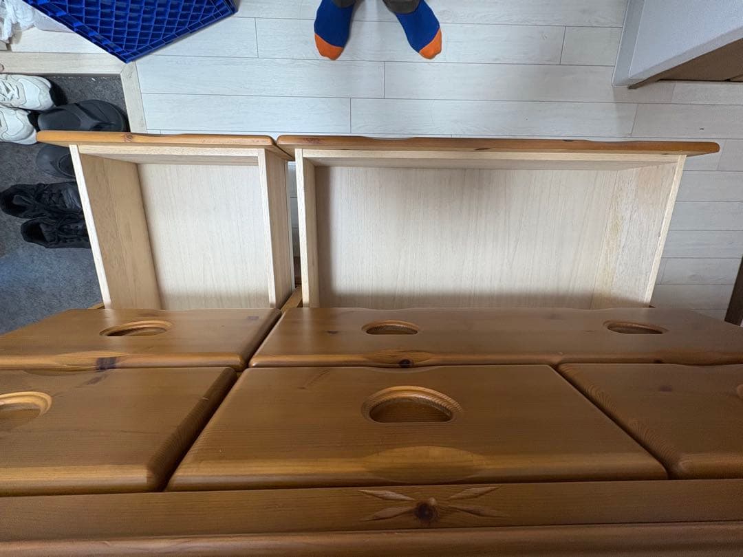 カントリー　チェスト　パイン材　無垢材　ビンテージ　リビングチェスト