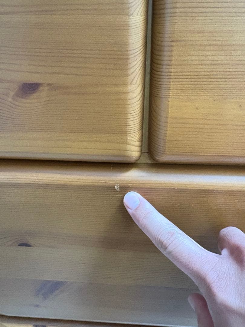 カントリー　チェスト　パイン材　無垢材　ビンテージ　リビングチェスト