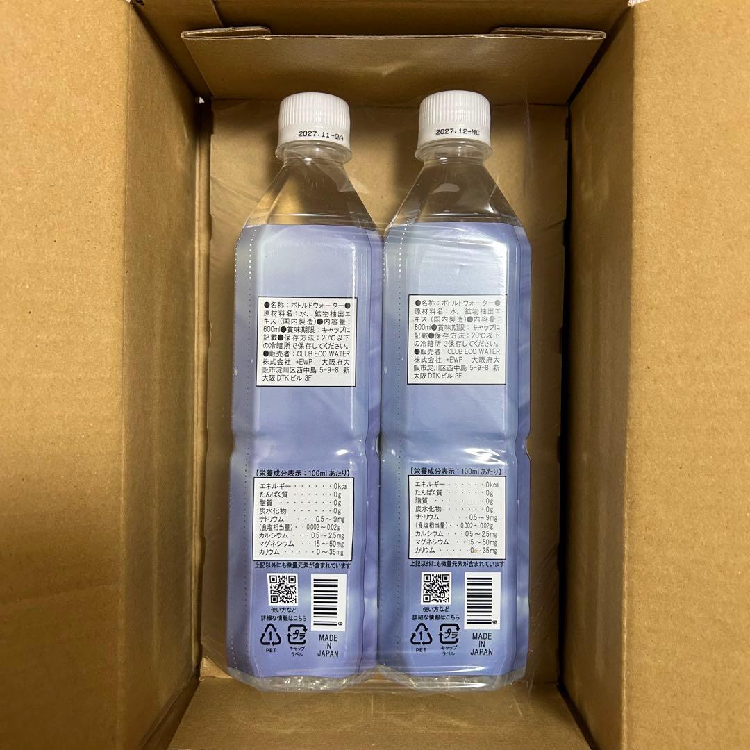 エコウォーター ライフエッセンス 600ml 2本【2027年11・12月】