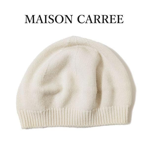 メゾン キャリー MAISON CARREE カシミヤ ベレー帽
