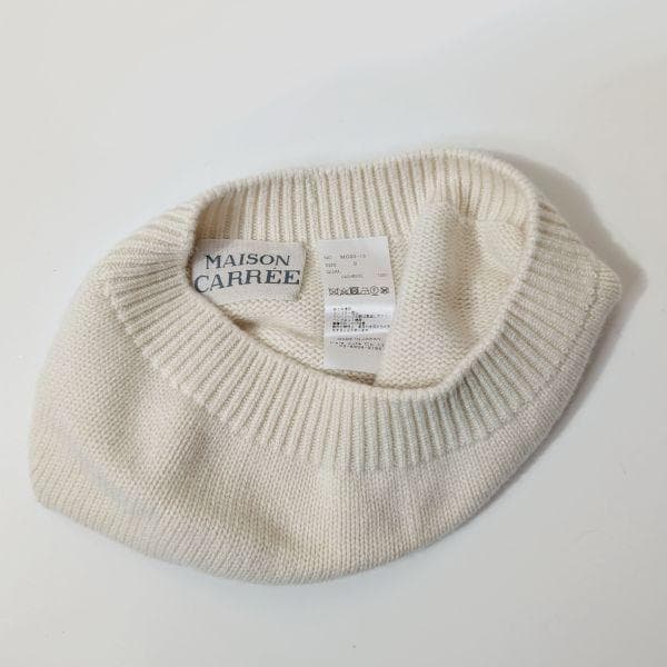 メゾン キャリー MAISON CARREE カシミヤ ベレー帽