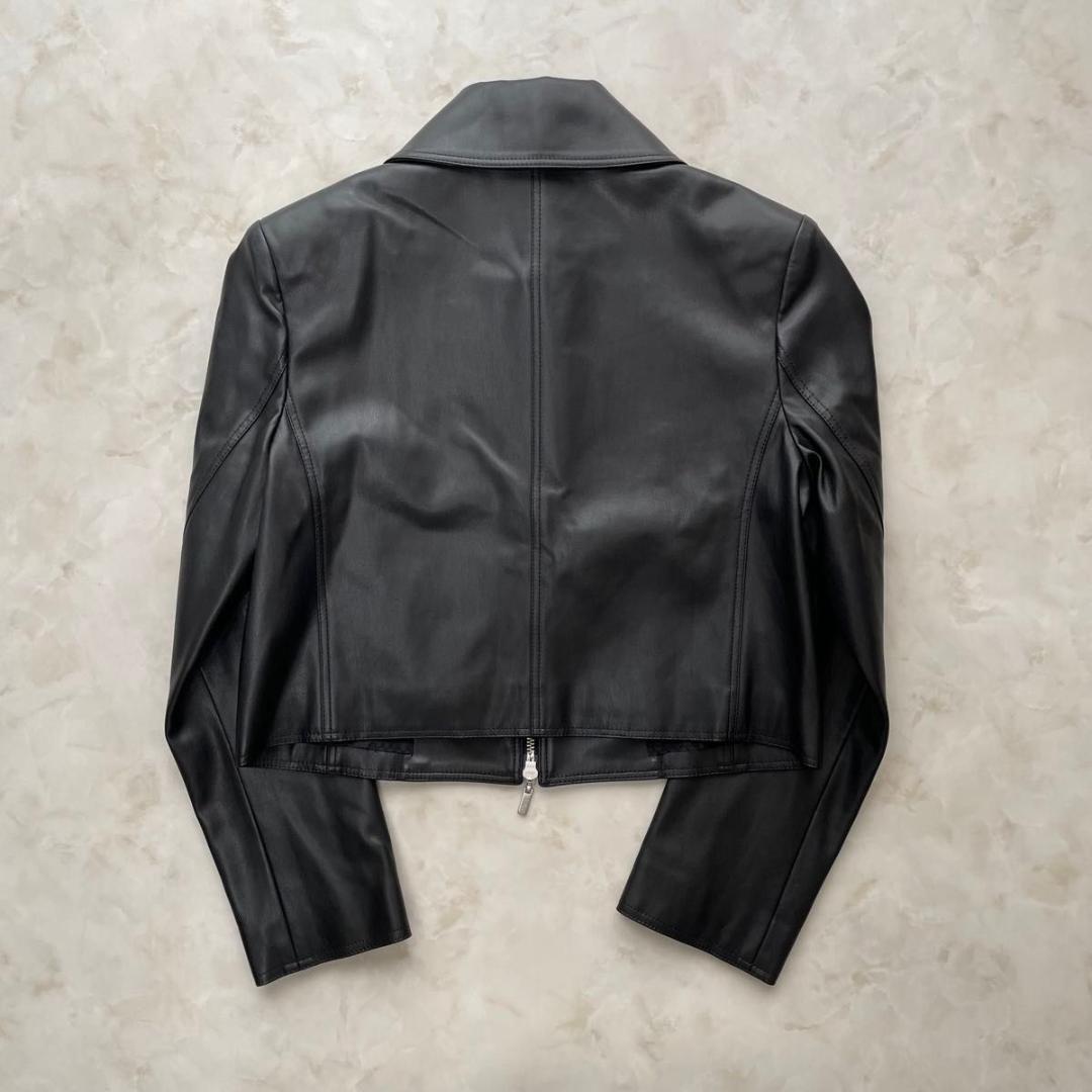 【新品】FOXEY NEW YORK ライダースジャケット シングル　38 M