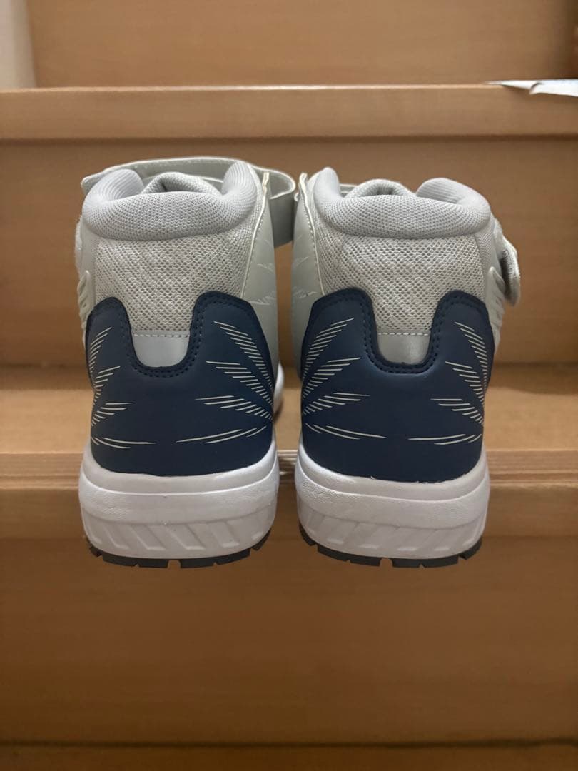 アシックス 安全靴 CP120 020グラシアグレーxホワイト 27cm 未使用