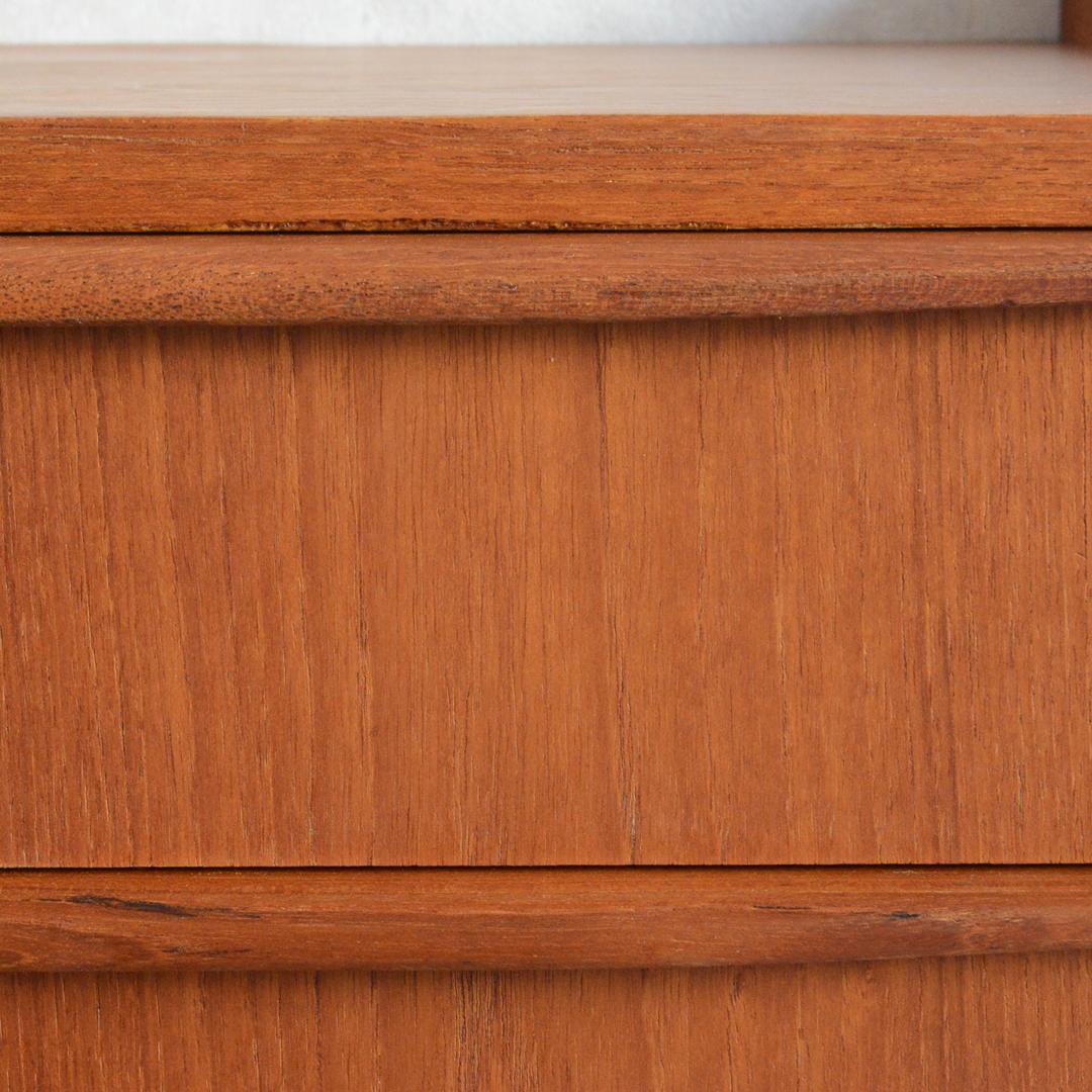 デンマーク 北欧ヴィンテージ チーク ３段 チェスト 北欧家具 サイドチェスト