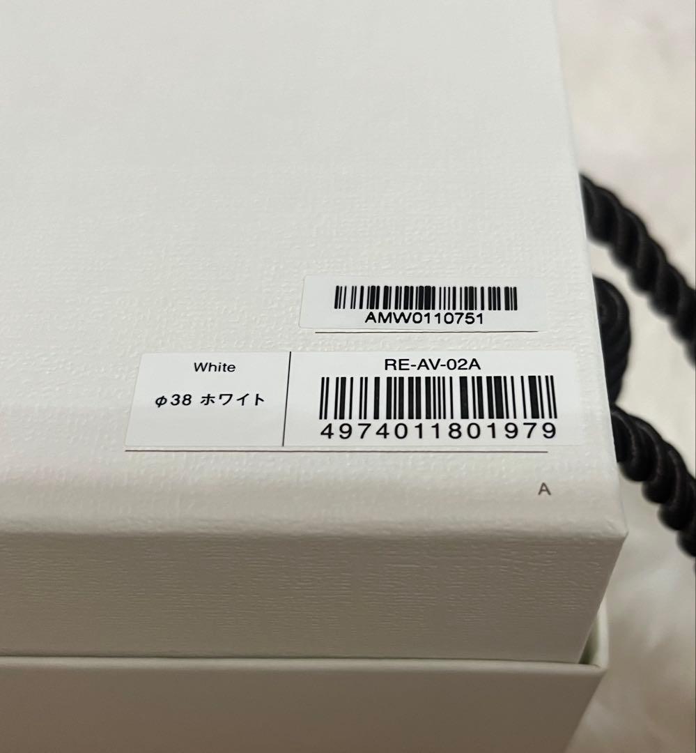 新品　ReFa カールヘアアイロン RE-AV-02A φ38 ホワイト