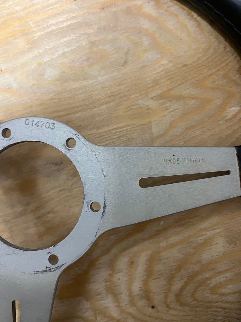 NARDI ナルディ　ステアリング　クラシック36 ブラックレザー/シルバー