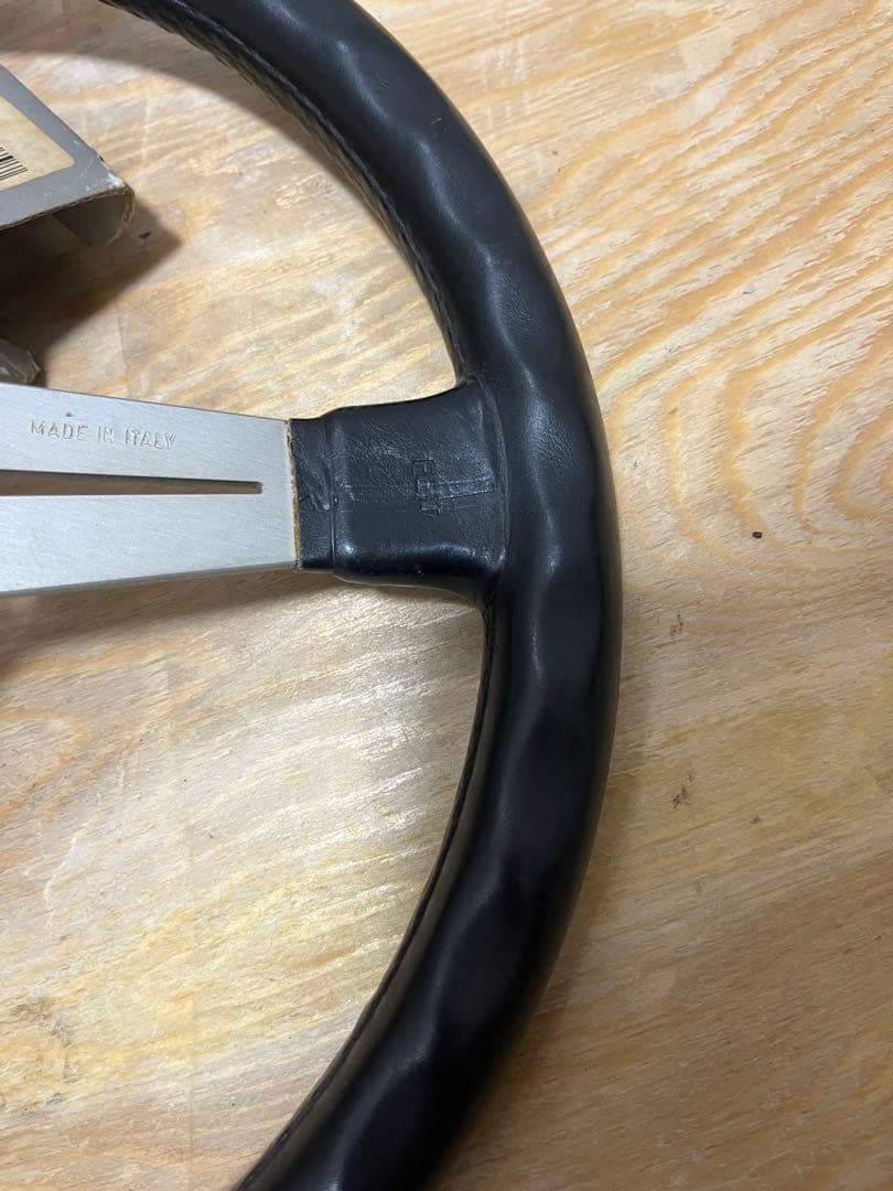 NARDI ナルディ　ステアリング　クラシック36 ブラックレザー/シルバー