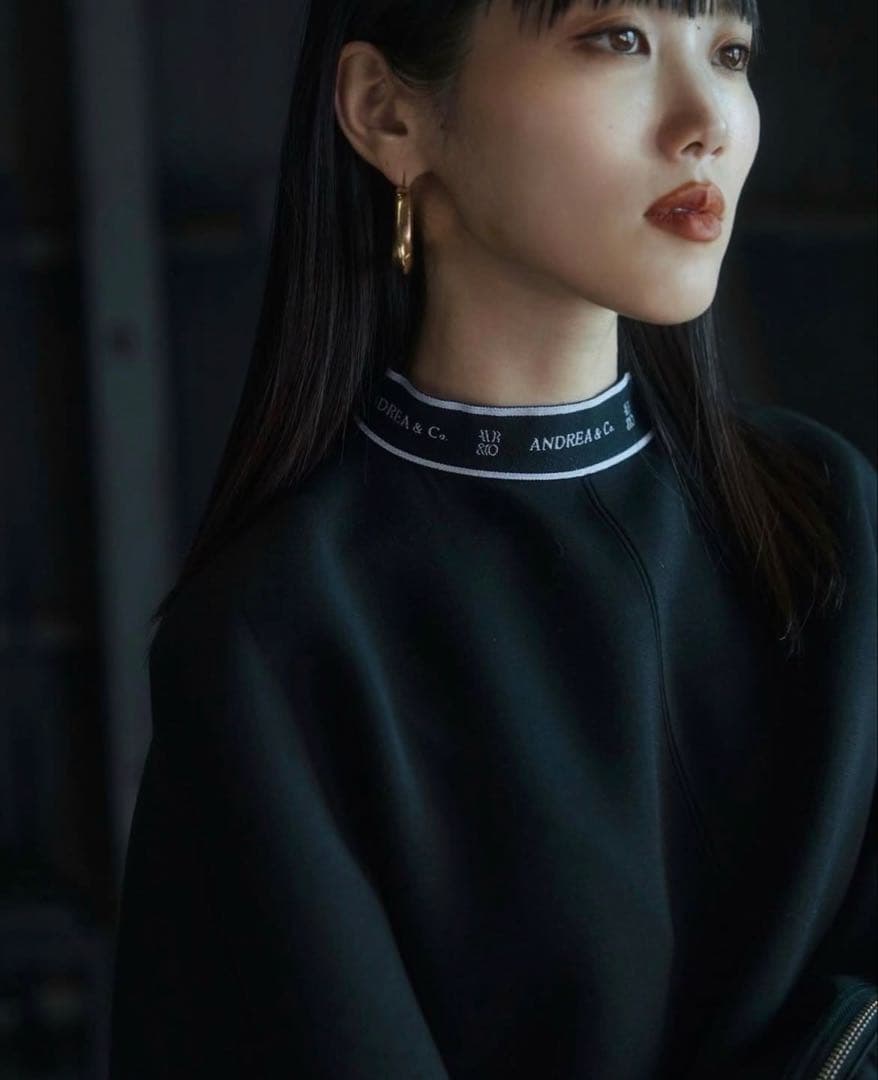 美品✨ANDREA&Co. MA-1 DROST LOGO PULLOVER