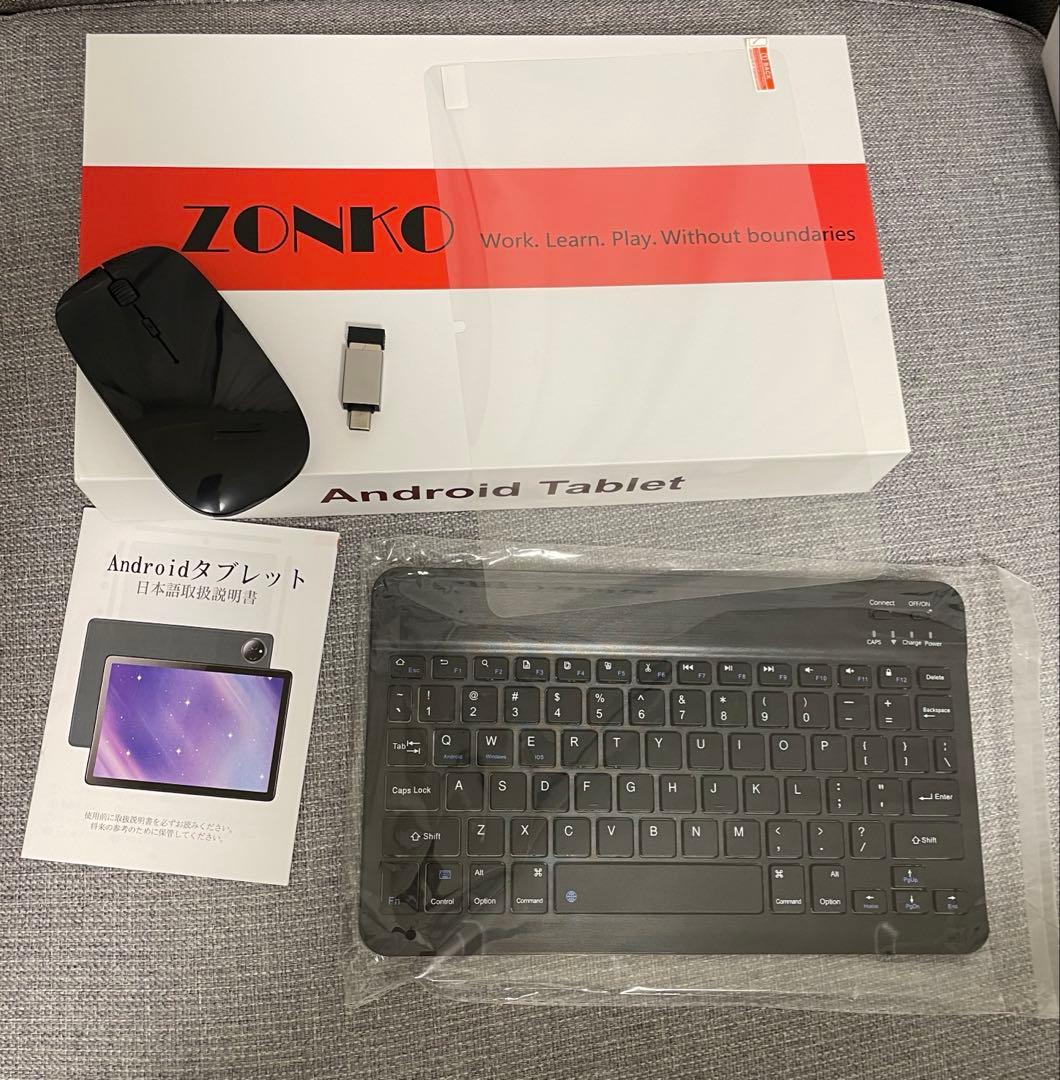 ZONKO 2024 Android14 タブレット10インチ