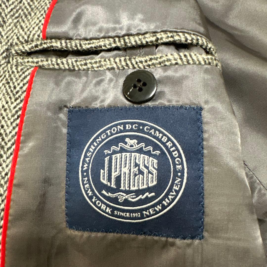 J.PRESS　テーラードジャケット　T175　A6　ヘリンボーン　Lovat