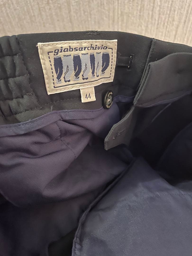 giab's ARCHIVIO MASACCIO 44ネイビー　永久クリース仕様