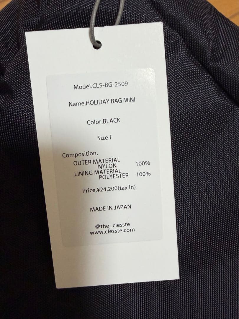 バッグ CLESSTE HOLIDAY BAG MINI
