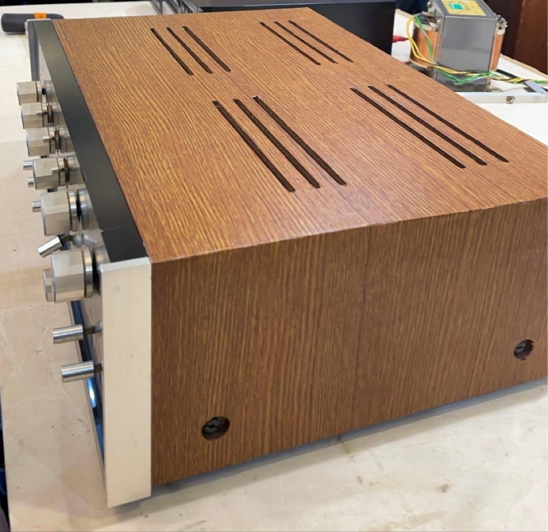 サンスイ AU-666 プリメイン アンプ シルバー 動作品