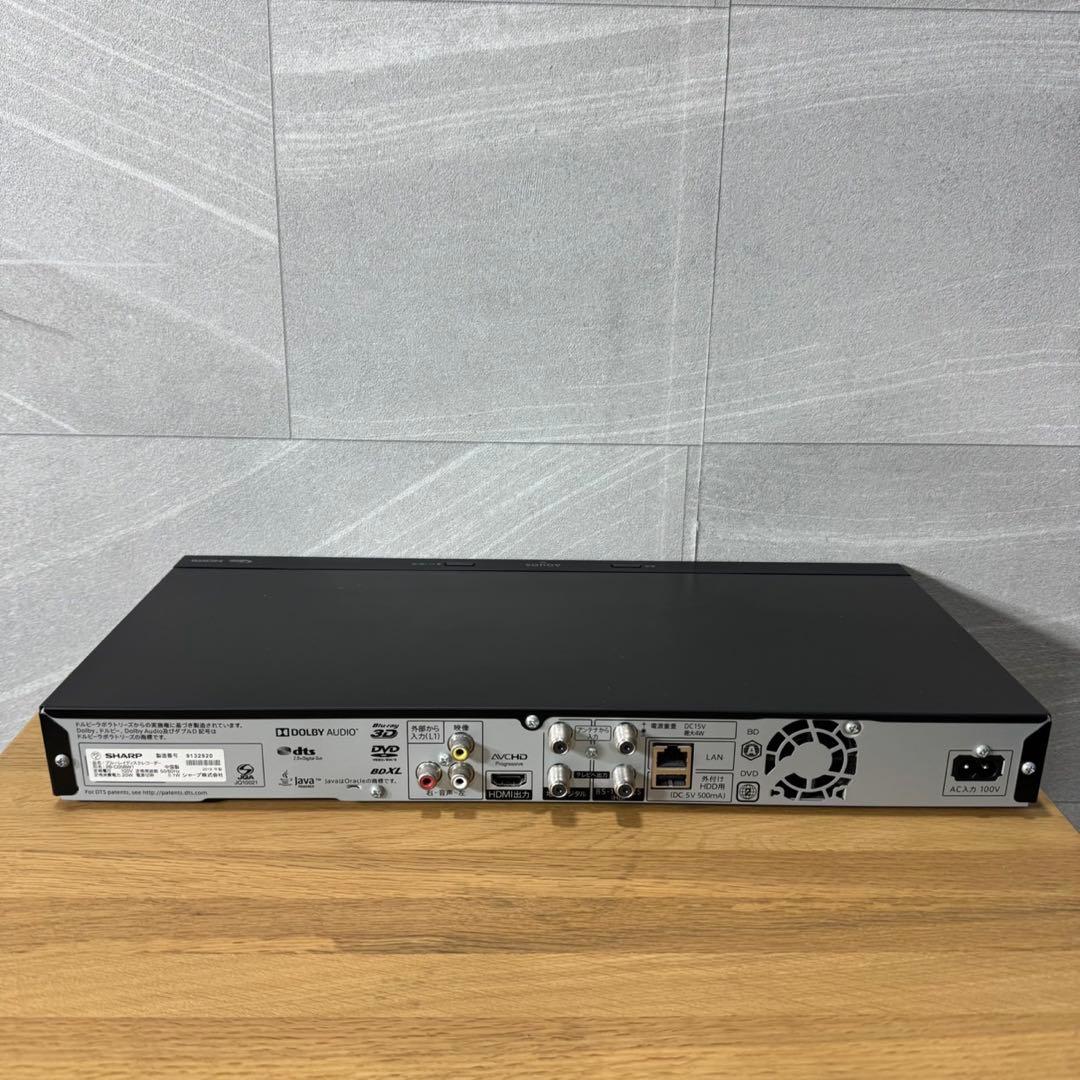 シャープ AQUOS ブルーレイレコーダー 2B-C05BW1 d5250