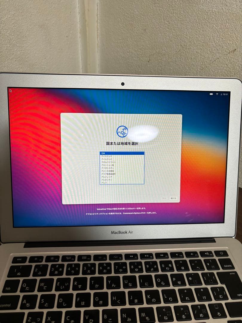 MacBook本体 Apple MacBook Air/i5/8GB/128SSD/A1466