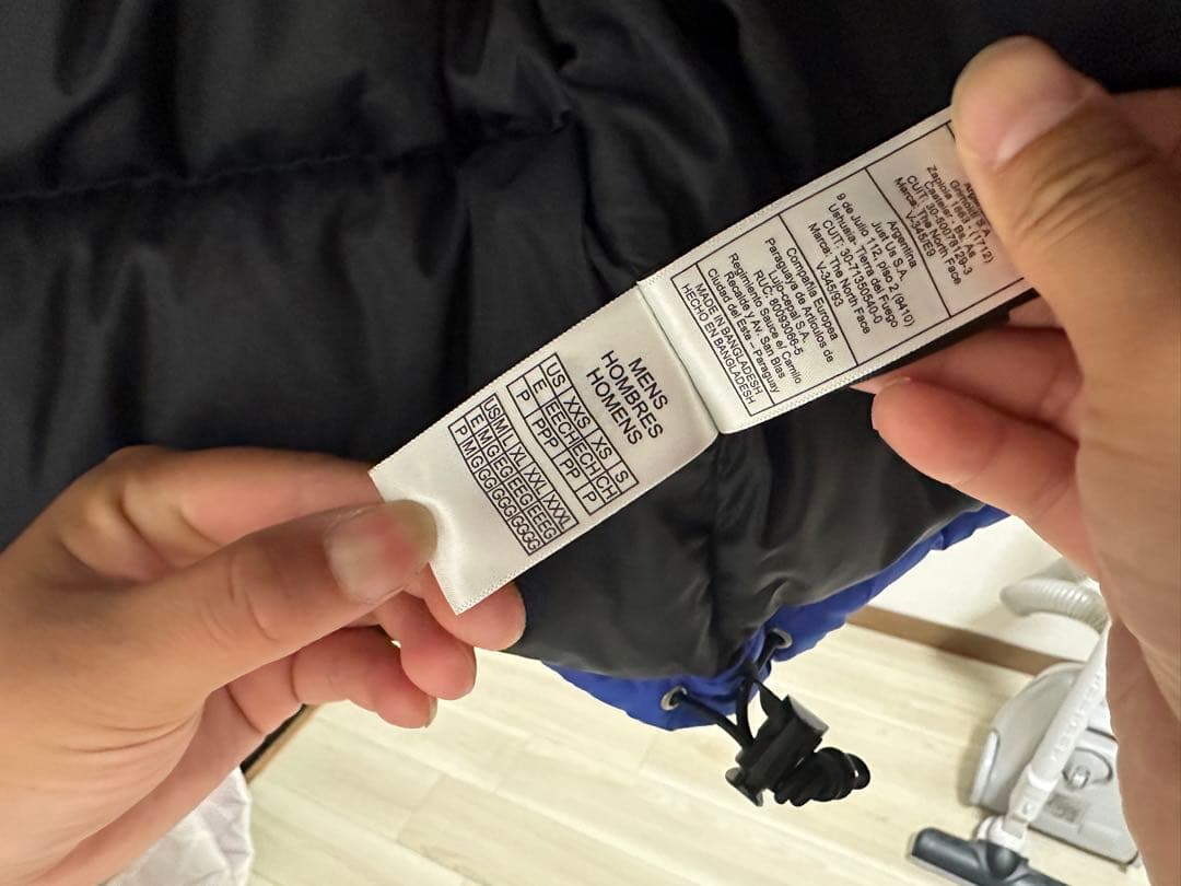 THE NORTH FACE ダウンベスト 青/黒