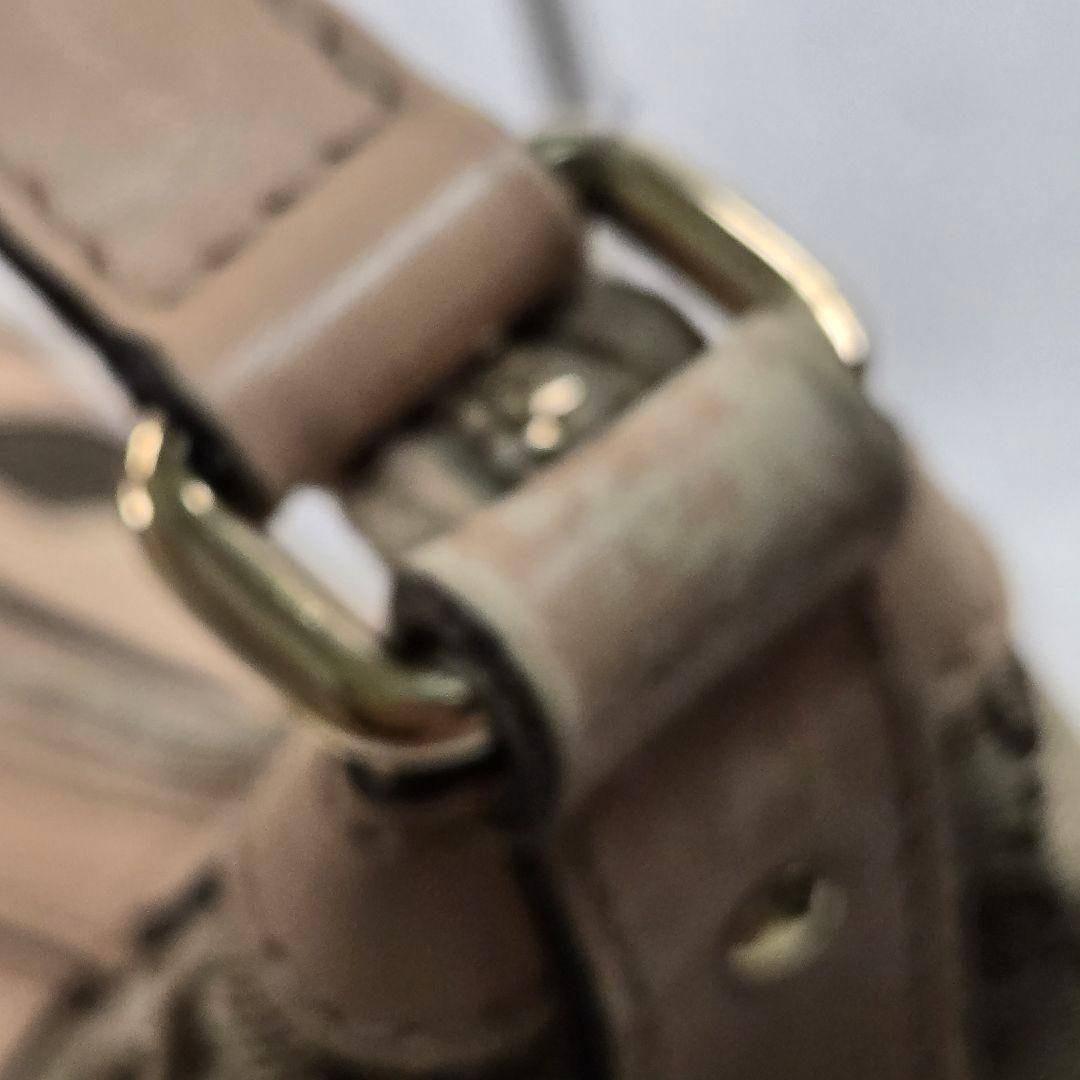 カード付き GUCCI ショルダーバッグ シェリーライン GGキャンバス レザー