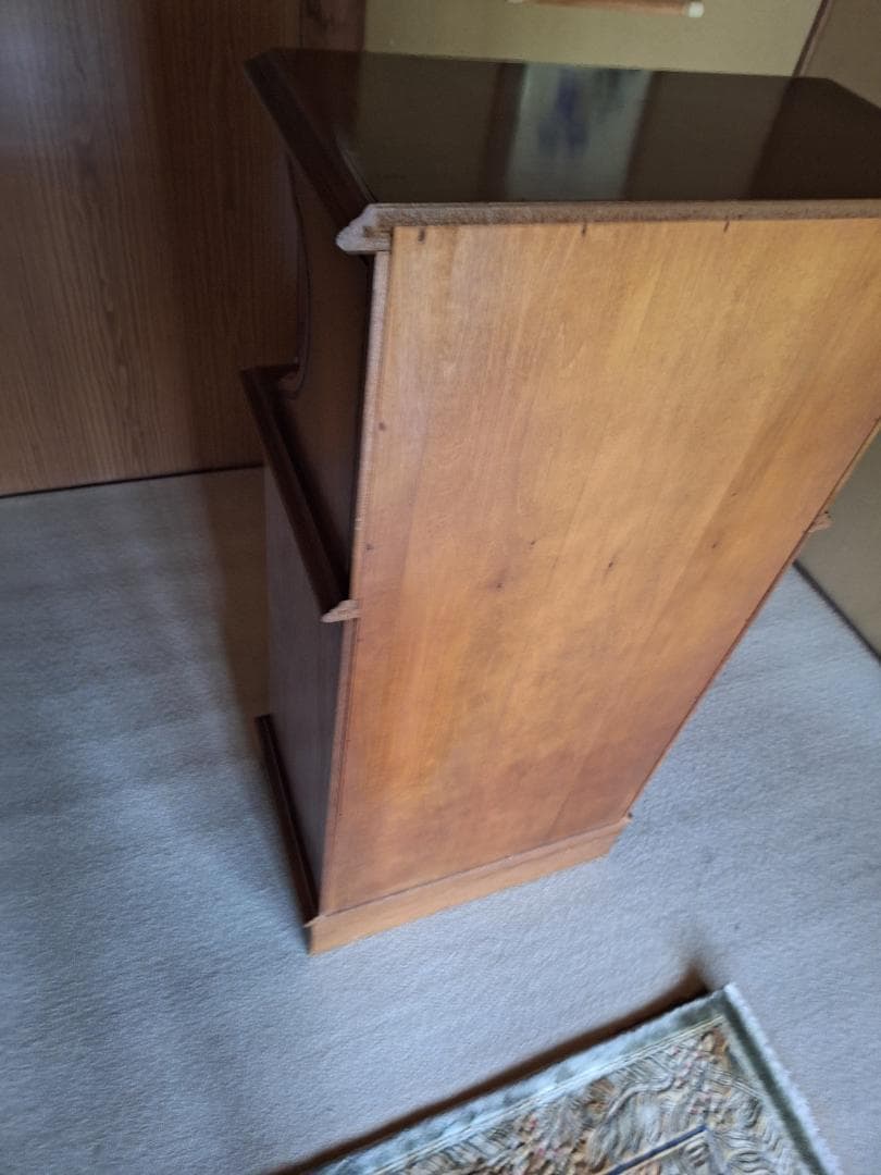 美品！karimoku カリモク コロニアル 電話台 花台 リビング収納