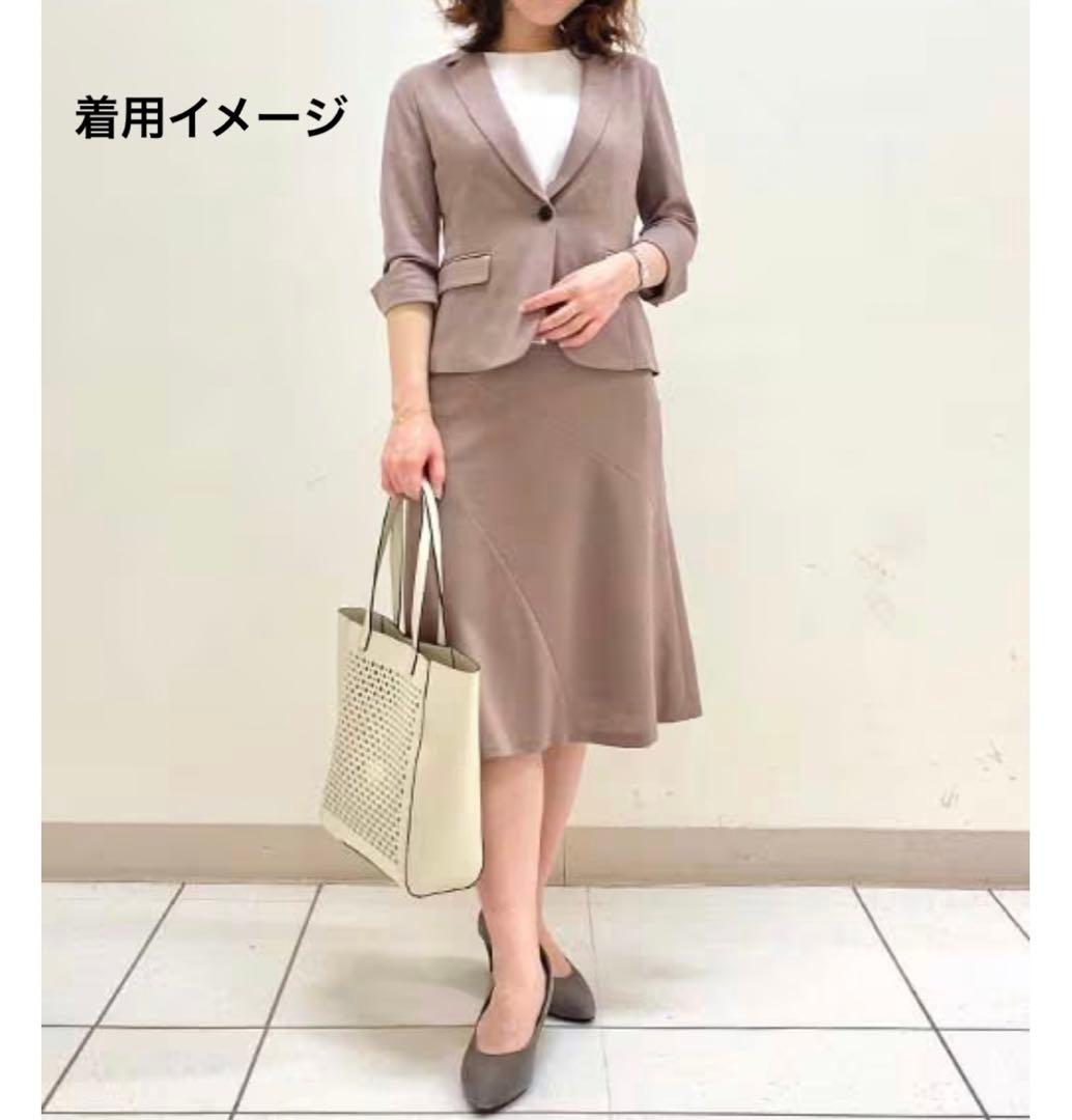 極美品 洗える リフレクト スーツ上下 夏匠ジャケット フレアスカート 9