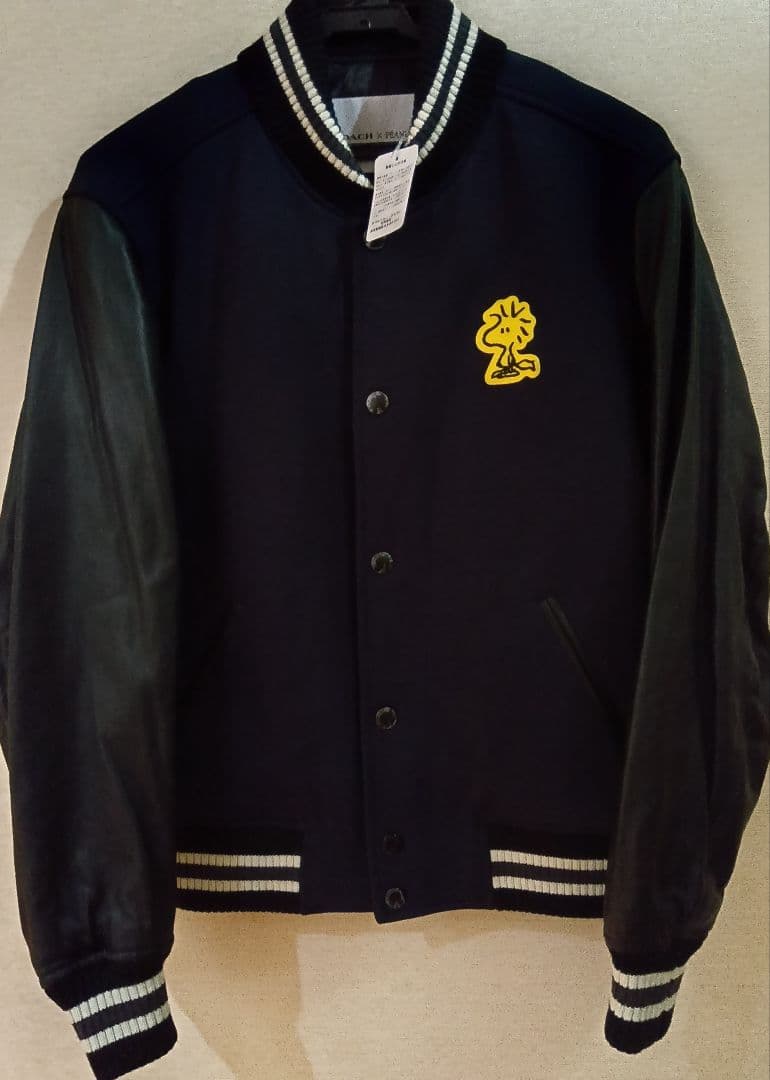 ミー 未使用品 COACH Peanuts スヌーピー スタジャン XS