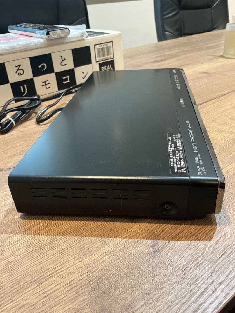 三菱ブルーレイレコーダー DVR-BZ360【動作確認済】リモコン・説明書・箱付