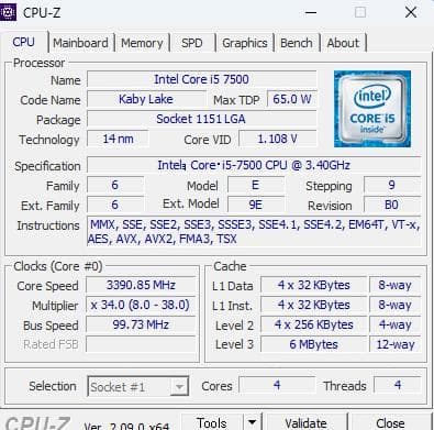 Windowsデスクトップ HP EliteDesk 800 G3 SFF Core i5 7500 8GB