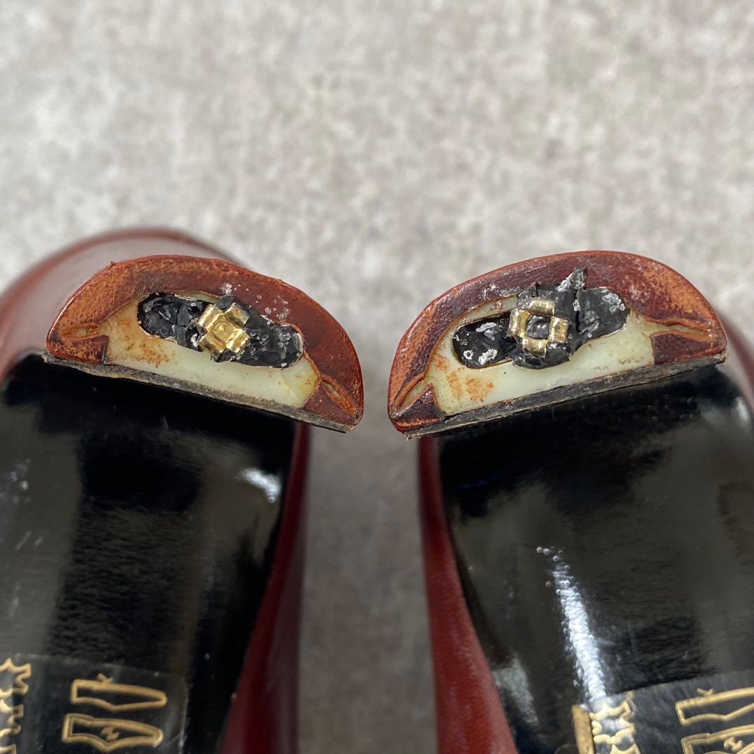 CHANEL シャネル ココマーク ロゴ パンプス ローファー ハイヒール　茶色