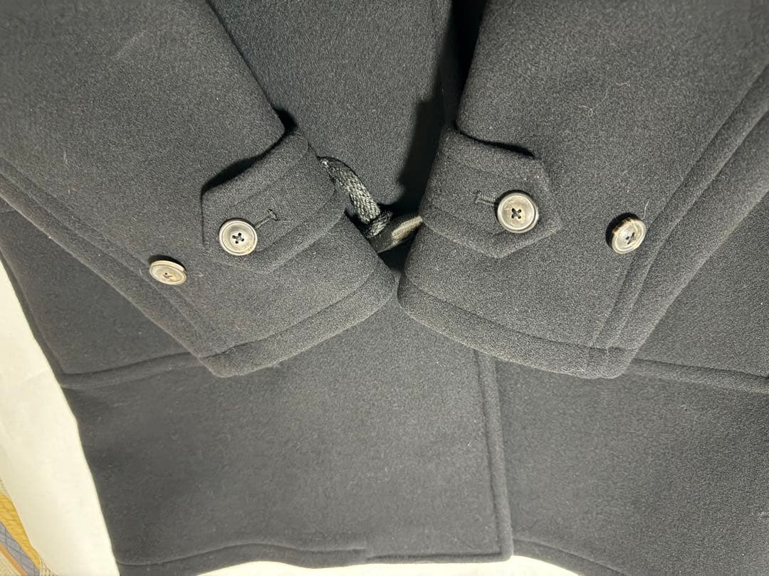 AURALEE (オーラリー) ヘビーメルトンダッフルコート ブラック/5