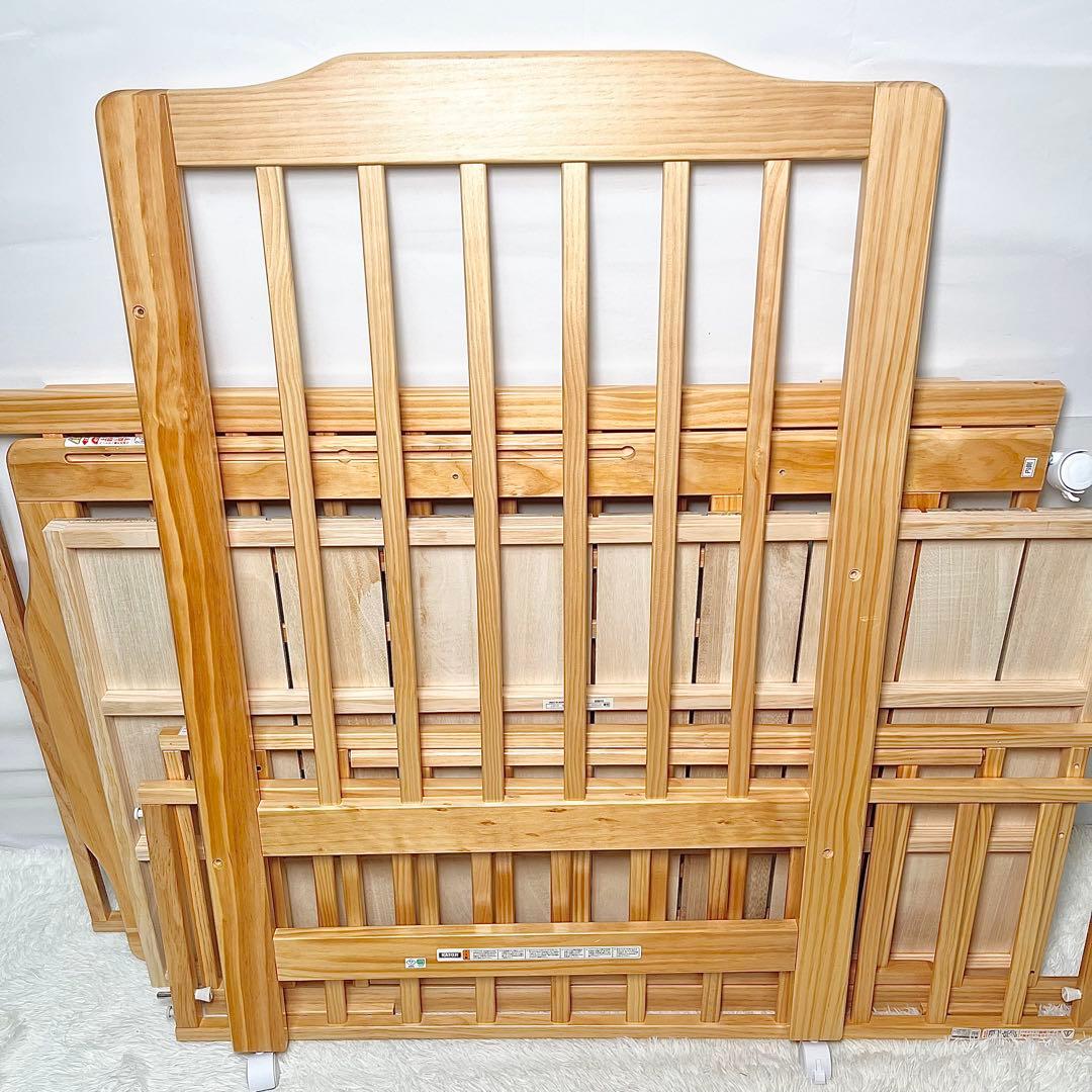 【美品】KATOJI ベビーベッド ハイシートタイプ 02020