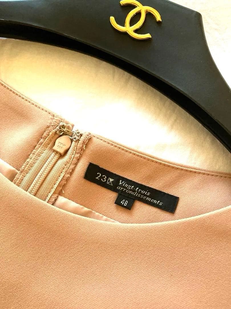 23区　ワンピース　大きいサイズ48 フォーマル