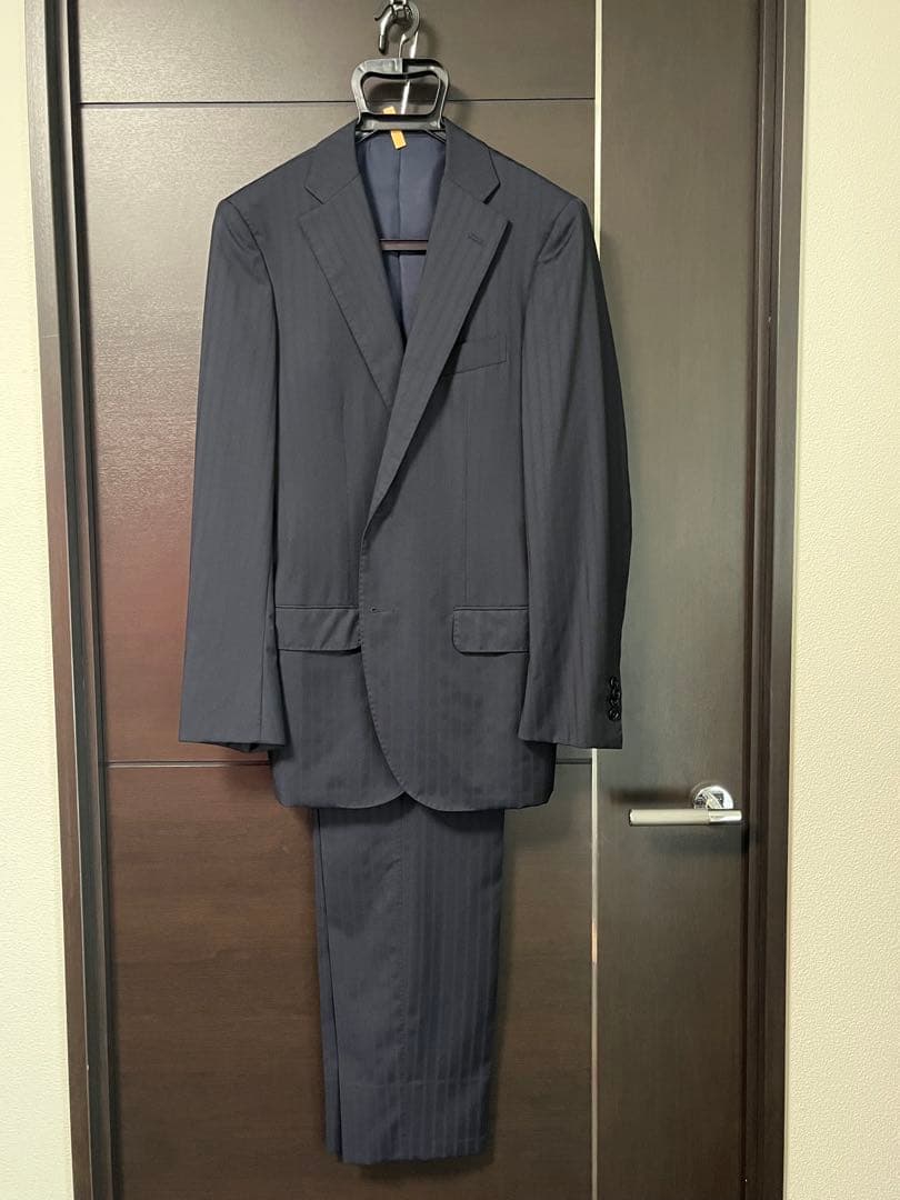 トゥモローランド　メンズスーツ　サイズ48 ネイビー