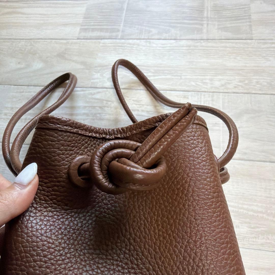 VASIC ブラウンレザー スモールスモール　保存袋付き