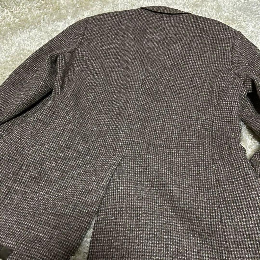 Harris Tweedハリスツイード　テーラードジャケット カーキ系管理番号付