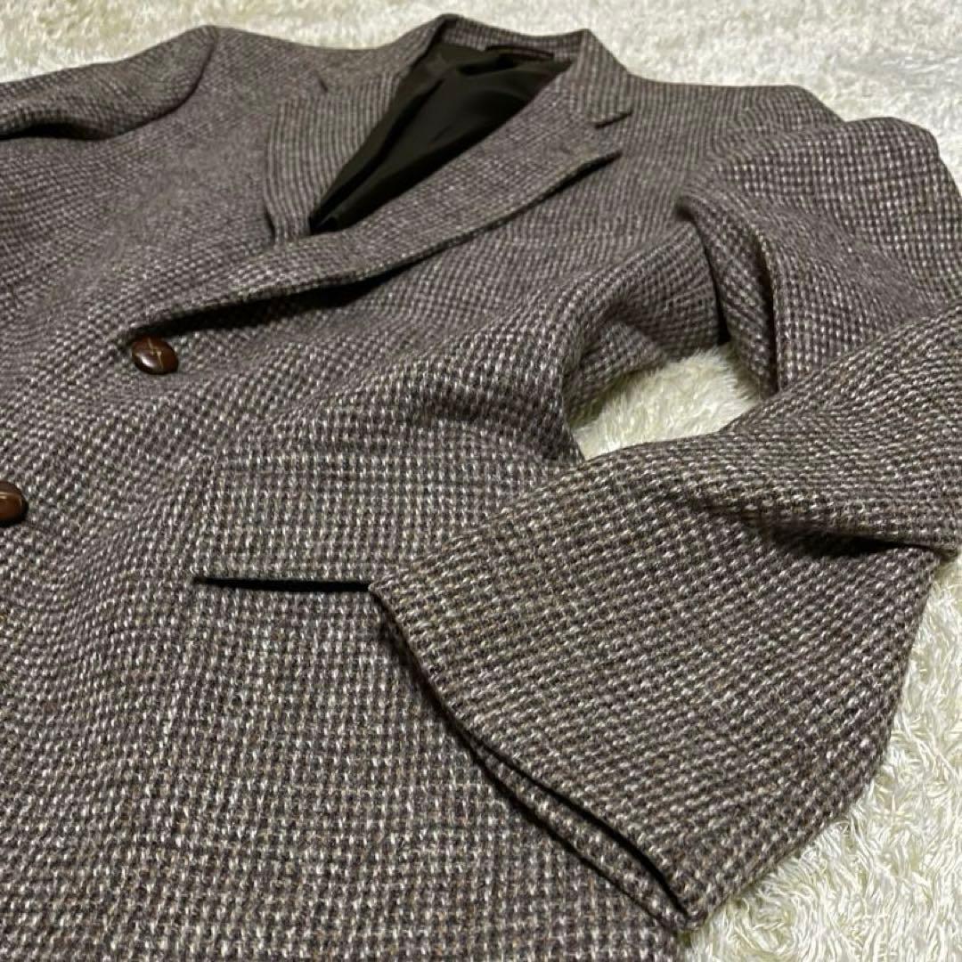 Harris Tweedハリスツイード　テーラードジャケット カーキ系管理番号付