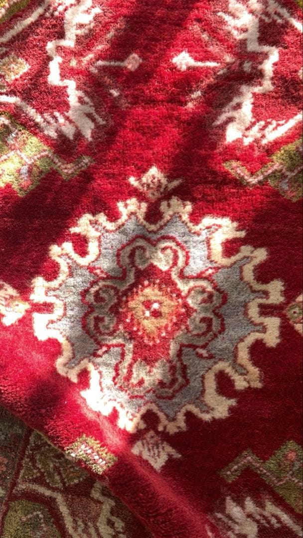 50×98 \"Christmas rose\" ViNTAGE RUG