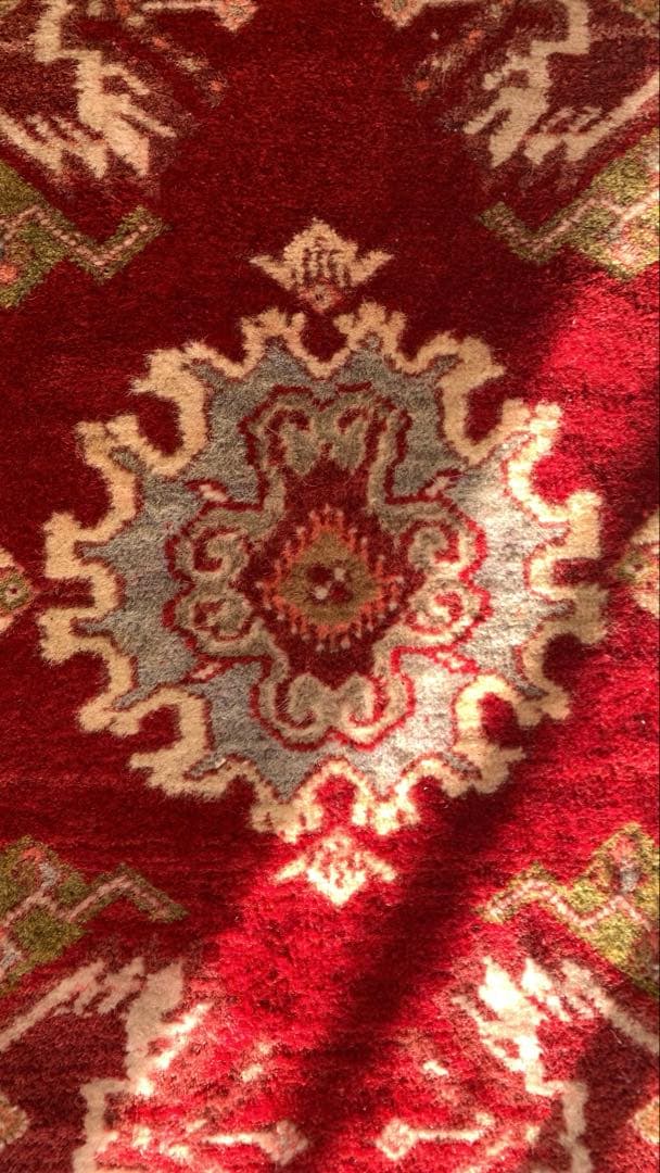 50×98 \"Christmas rose\" ViNTAGE RUG