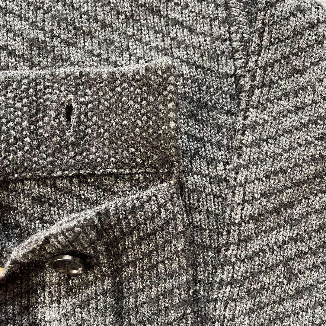 美品　RIM.ARK(リムアーク) ニットブルゾン　サイズフリー　ブラック