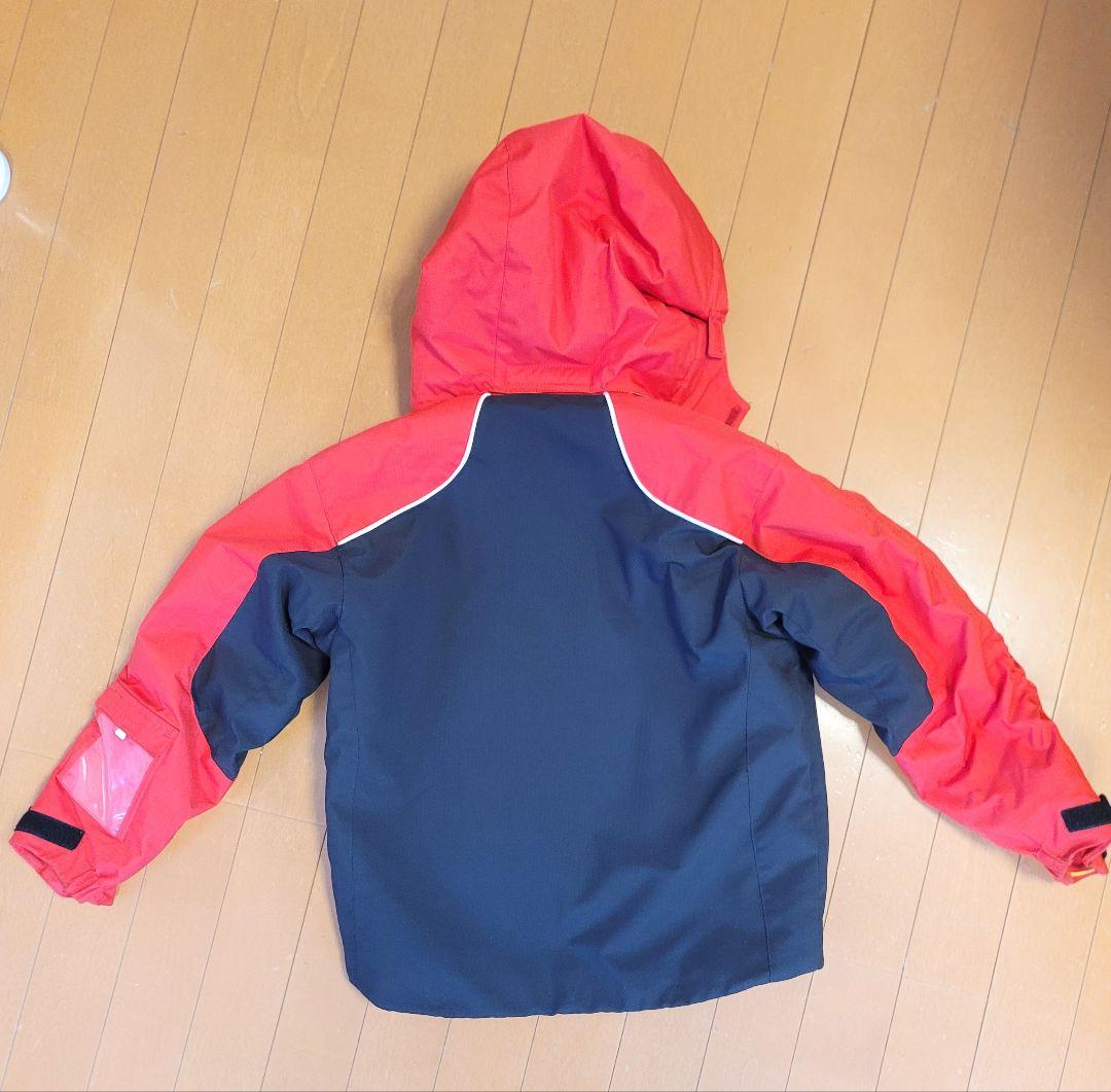 美品！！Move Sport スキーウェア上下セット 130cm子ども用 赤黒
