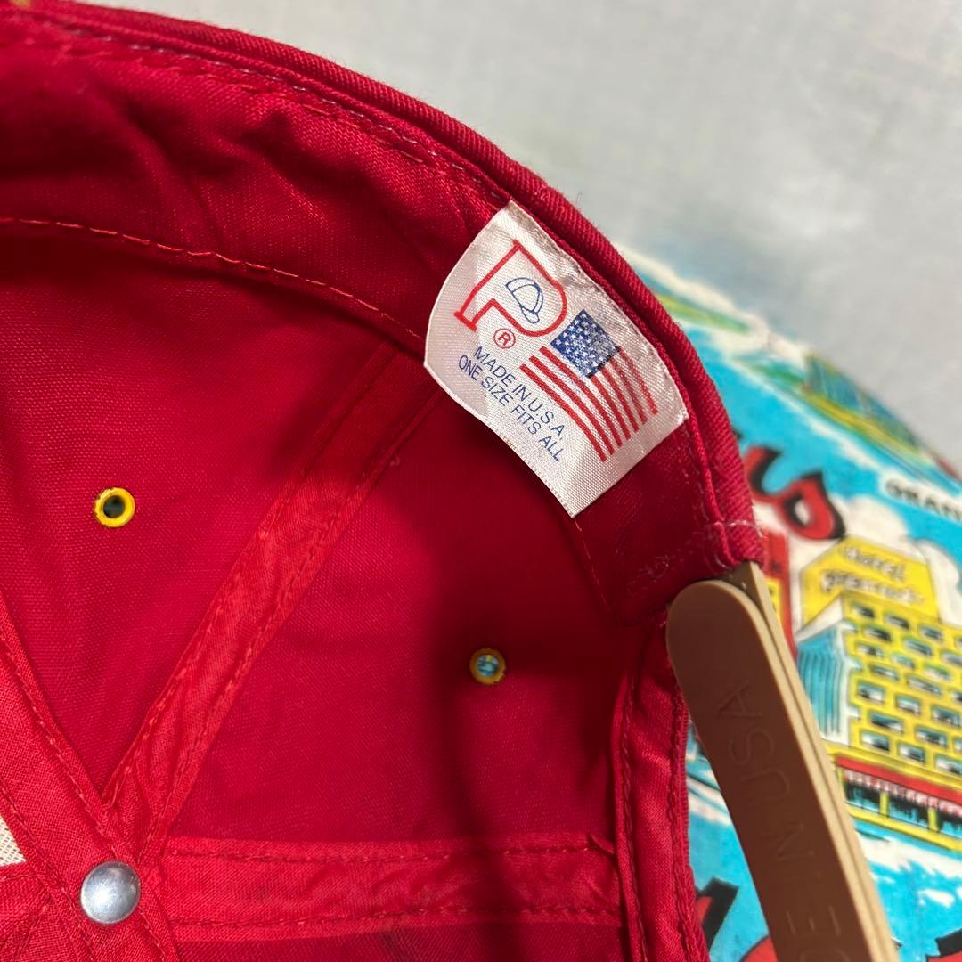 USA製 ビンテージ キャップ fishing 釣り cap レア アニマル