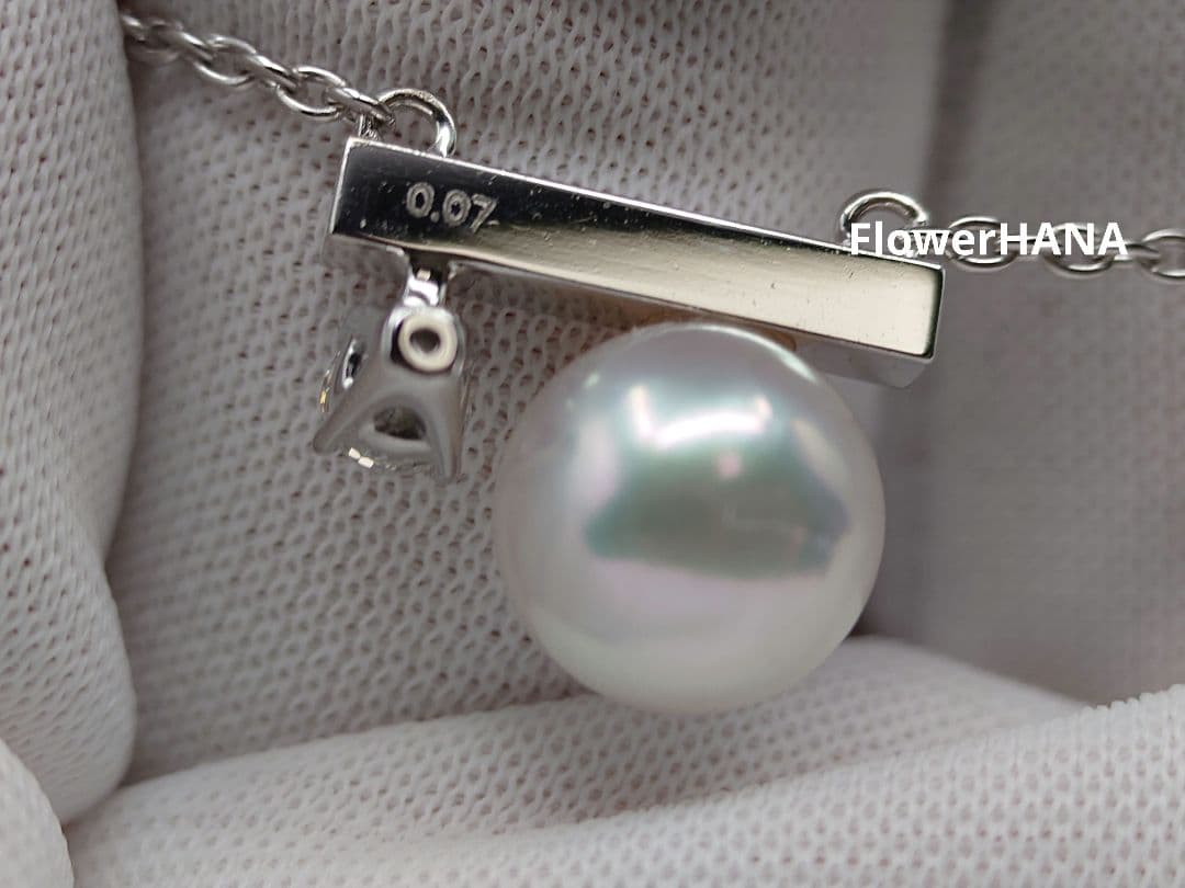 【美品】プチバランス クラス ネックレス　ホワイトゴールド