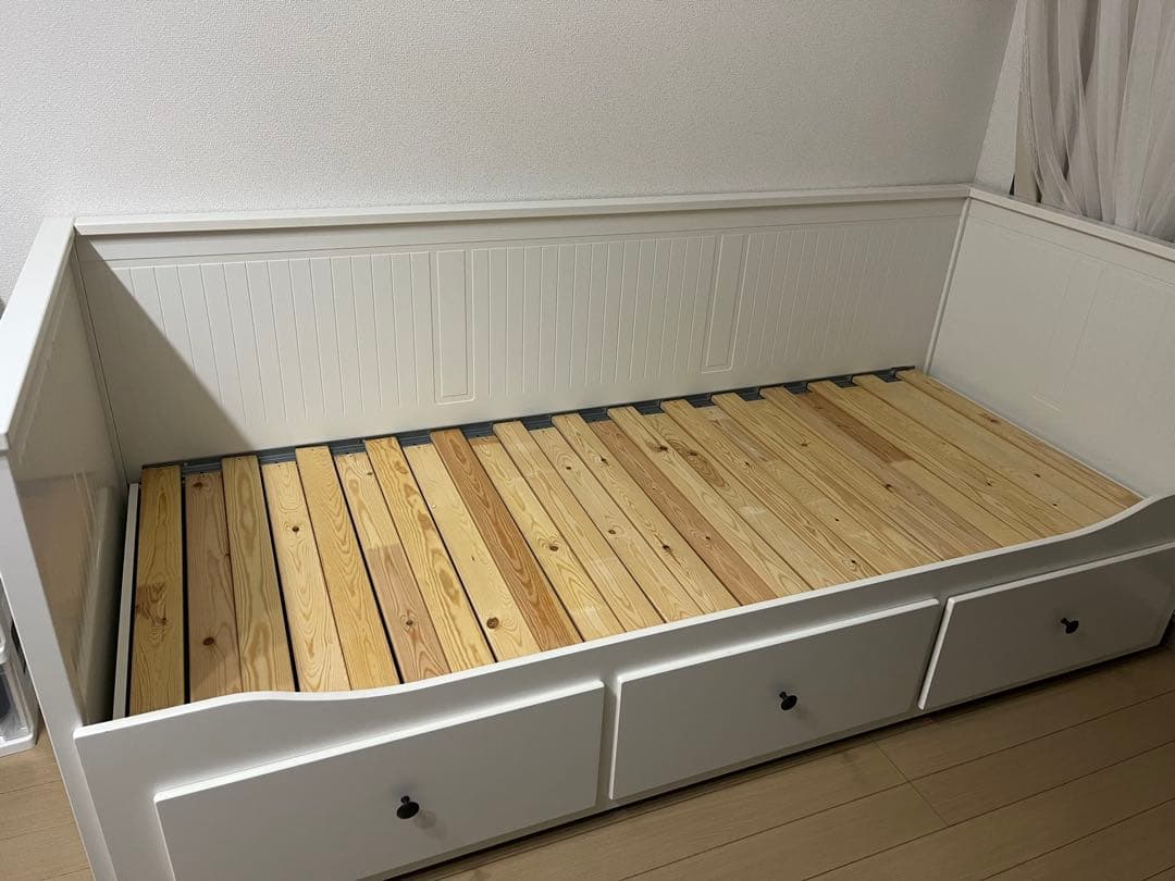 【直接引渡し限定】IKEA　HEMNES　ヘムネス　デイベッドフレーム　ホワイト
